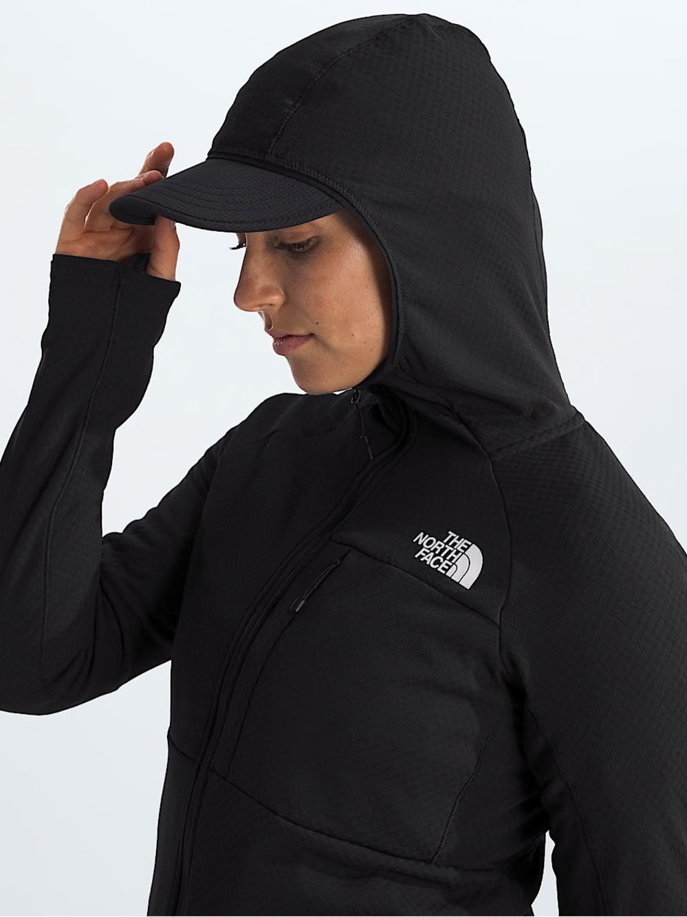 NWT The North Face Summit Series FUTUREFLEECE Full Zip Hoodie Women XL Black - Picture 6 of 13